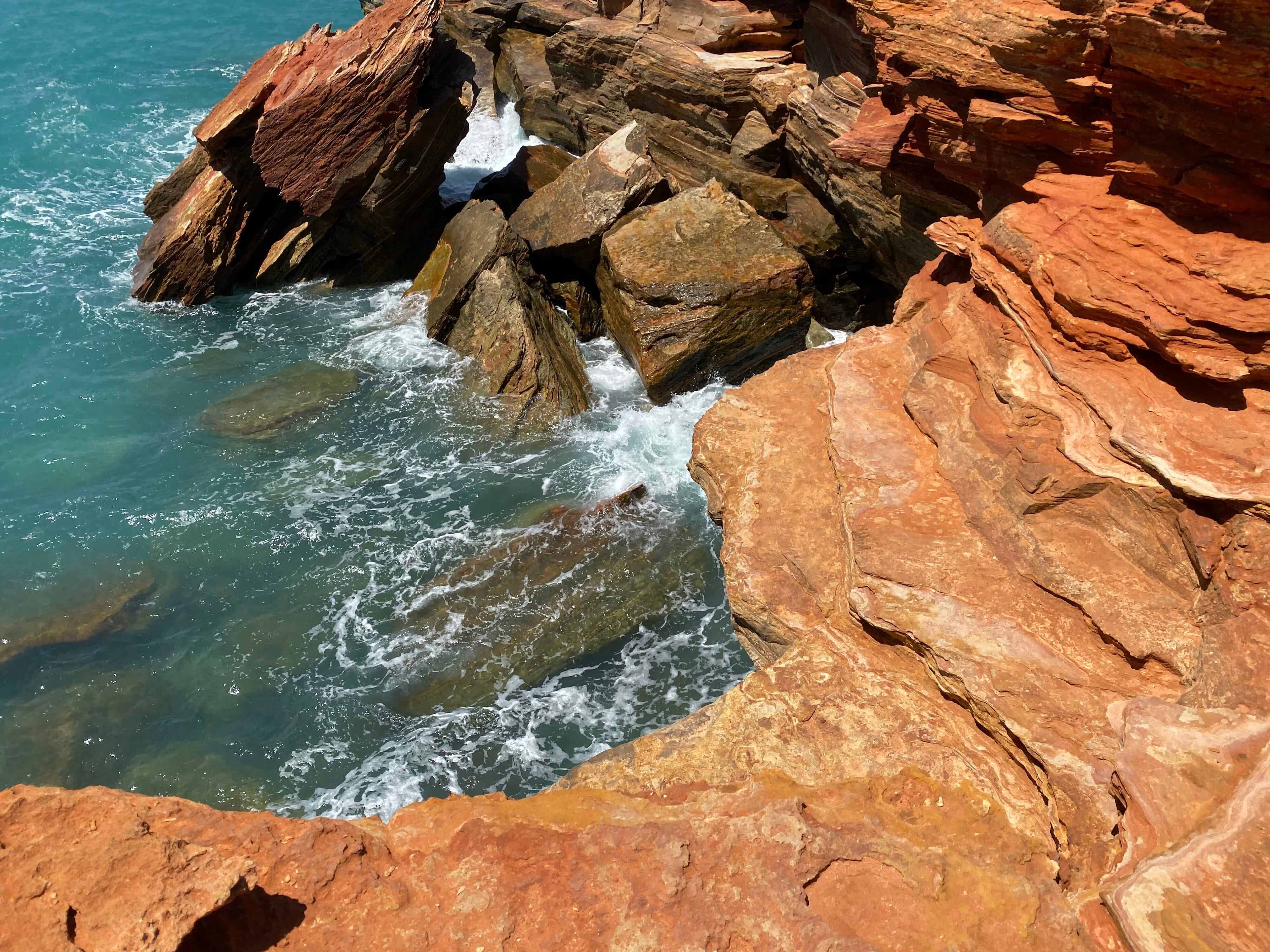 Seaside rocks Broome Seaside rocks Broome