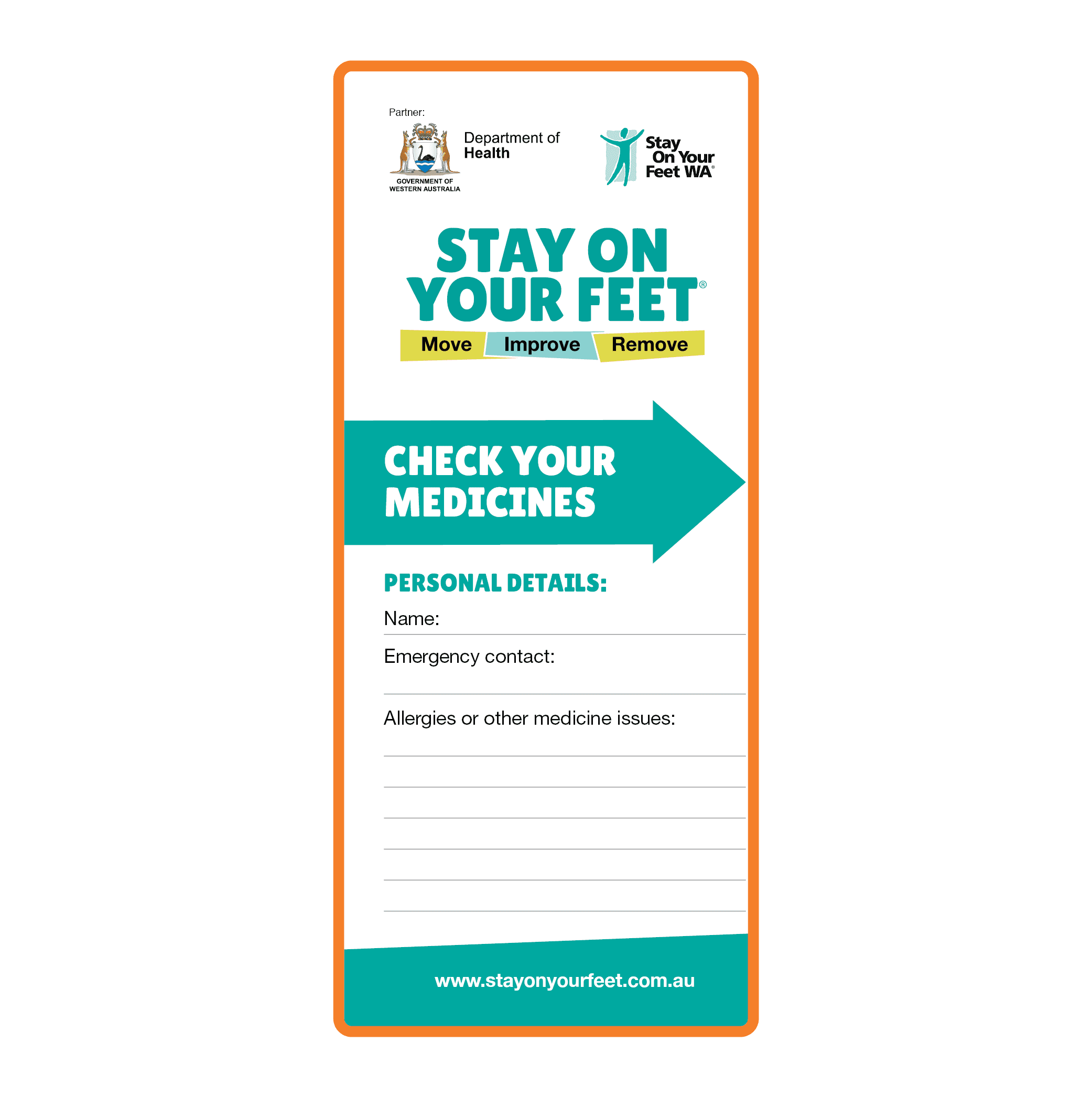 Check Your Medicines brochure