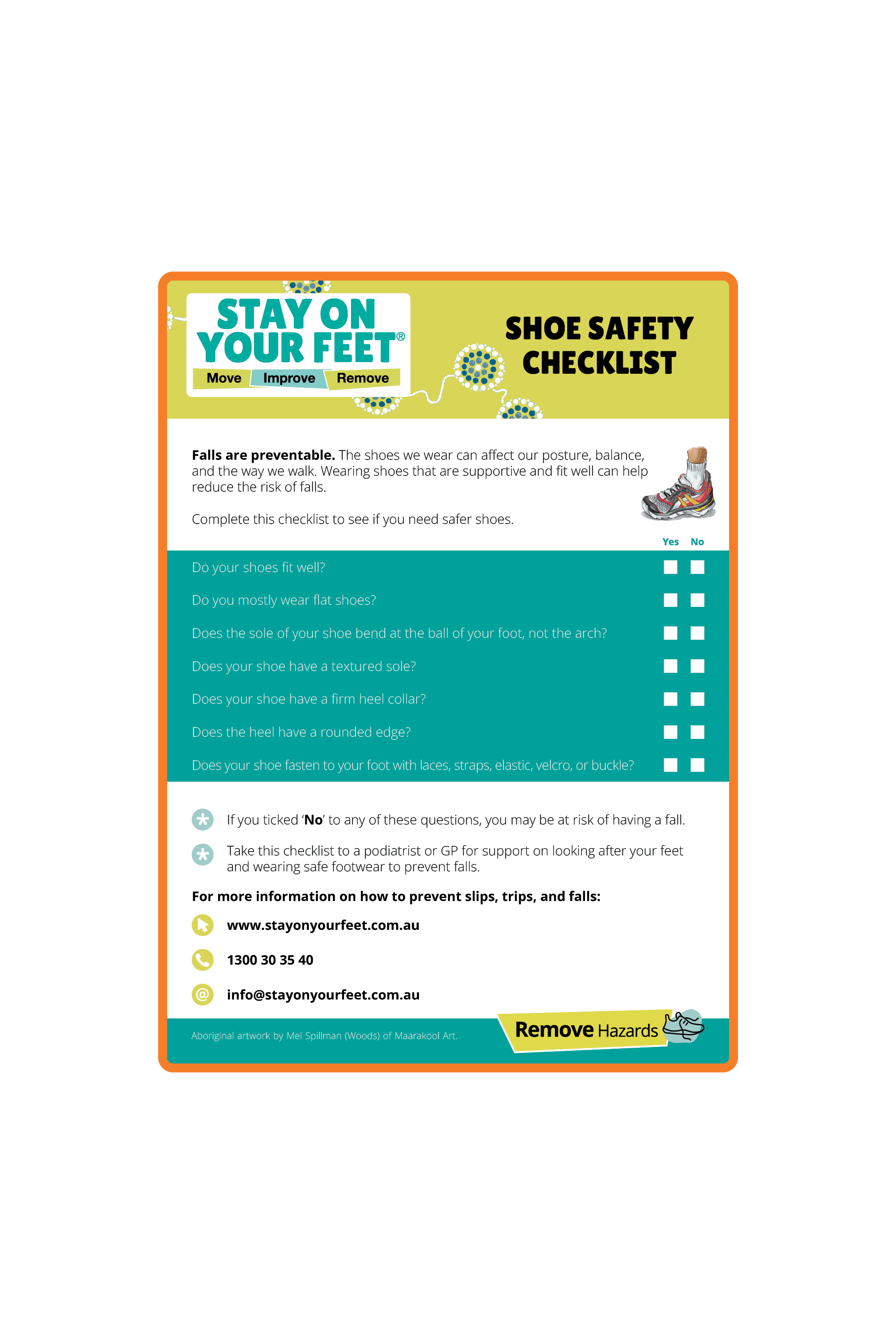 Shoe Safety Checklist