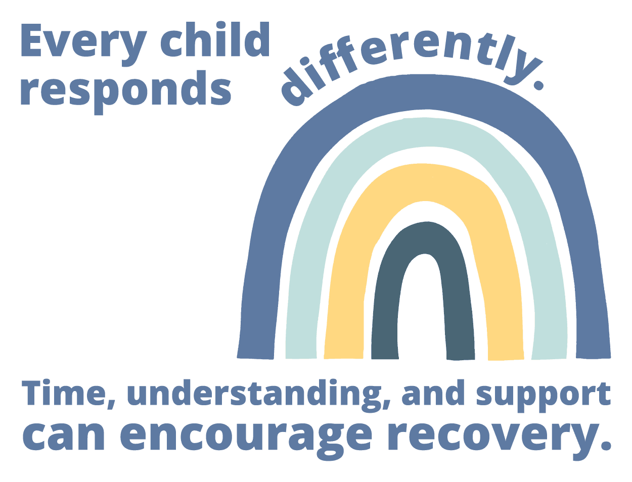 Every child responds differently. Time, understanding, and support can encourage recovery.